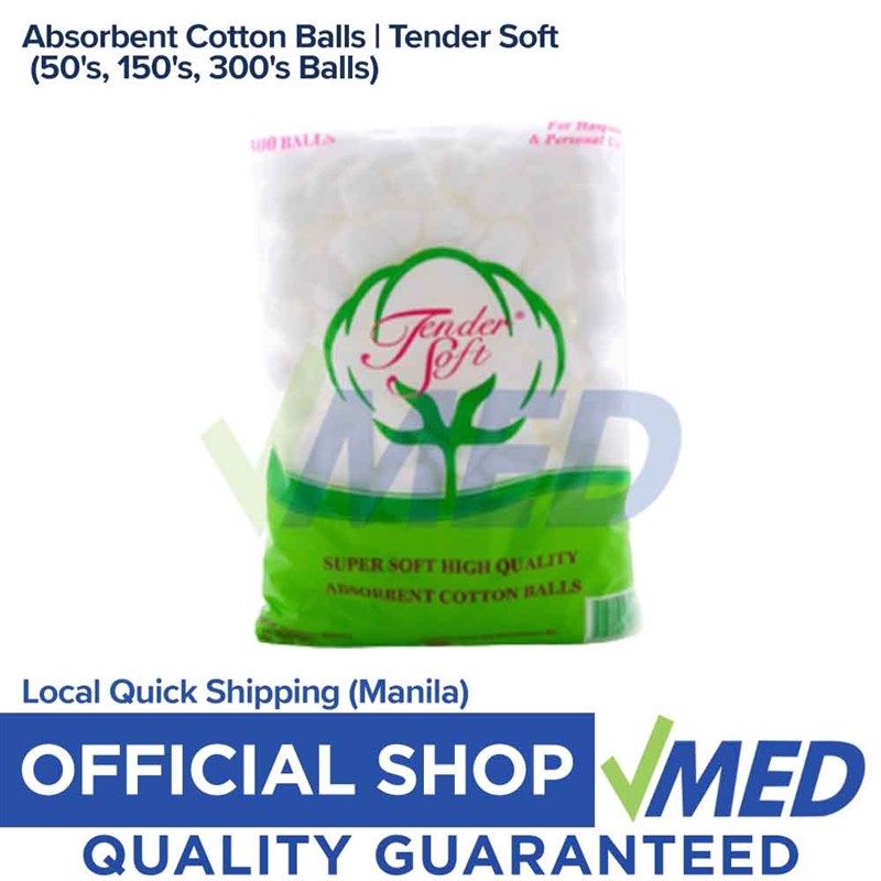 推荐newAbsorbent Cotton Balls| Tender Soft(50's, 150's, 30