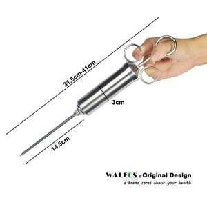 Food Flavor Seasoning BBQ Meat Syringe Marinade Injector Kit