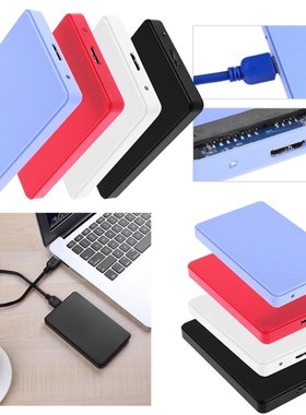 VKTECH 5Gbps 2.5in USB3.0 SATA Box 3TB HDD Hard Drive SSD E