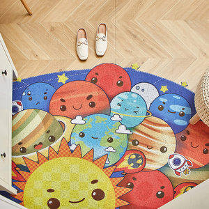 推荐Door mat cartoon floor mat doorway hallway wire ring foo