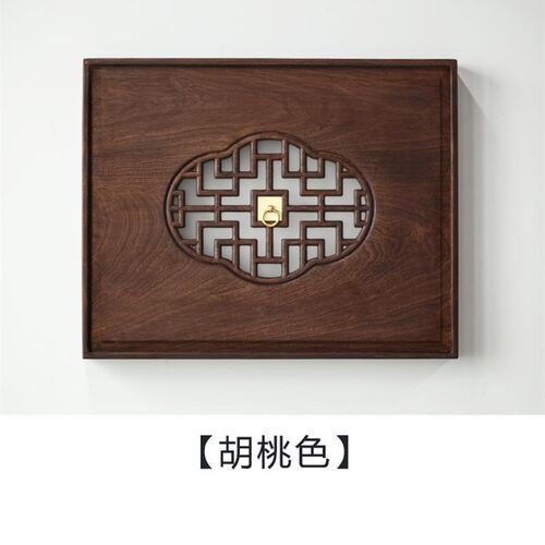 喜月新中式实木免打孔电表箱装饰遮挡板弱电箱电闸箱装饰画定制