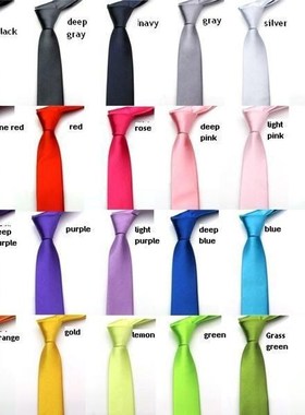 narrow black tie for men 5cm casual arrow skinny red ne