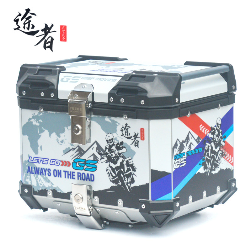 直销适用于三阳t200尾箱后备箱铝合金边箱n三箱行李箱躲排气快拆