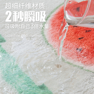 浴室吸水地垫地毯卫生间门口防滑垫子厕所脚垫门垫进门卧室家用小