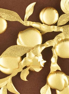 桃李满门毕业礼物送老师定制纪念品创意实用礼品金箔画摆件挂画