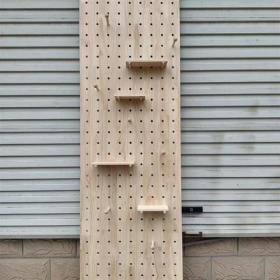 新疆包邮金属衣柜侧板洞洞板屏风定制实木隔断客厅入户木质玄关移