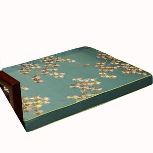 中式红木沙发坐垫实木家具罗汉床垫加厚棕垫防滑木头沙发垫套定制