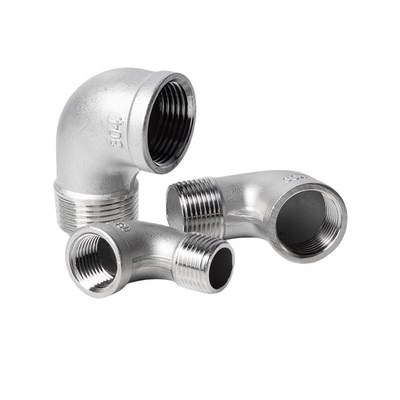 不锈钢内外螺纹低压弯接头SGPPEL SUTPEL6A 8A 10A 15A 20A 25A