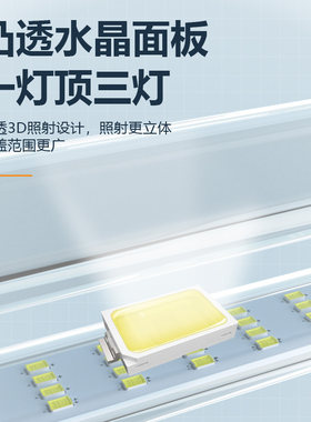 鱼缸潜水专用灯照明造景可防水可伸缩led节能灯T增艳全光谱水草灯