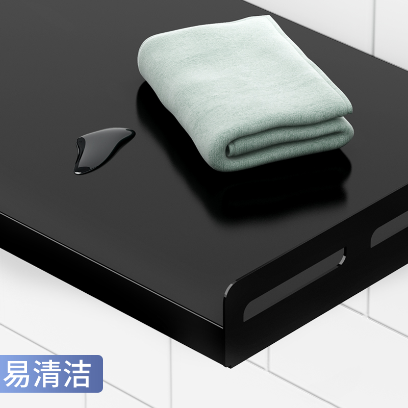 厨房置物架壁挂式微波炉置物架烤箱架子墙上用品家用大全收纳支架