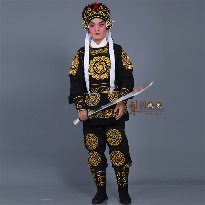 新品戏曲男兵衣/戏剧武生服装/武将/小士兵/跑龙套/京剧古装男兵 女装/女士精品 民族服装/舞台装 原图主图