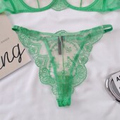 带钢圈 文胸套装 宝藏bra 超嗲欲浪漫睫毛刺绣蕾丝内衣很仙法式