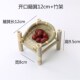 手工竹编织品篮i竹编织品创意装 饰家居簸箕托盘家用小号竹盘子圆