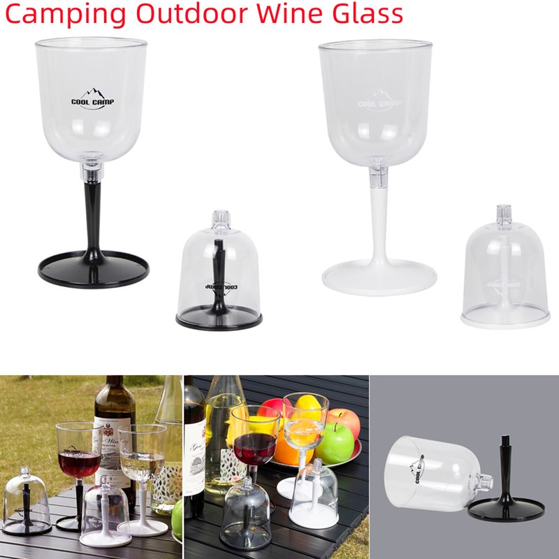 Resin Coeplalsible Wine Glass Portable Detachabla Champegne