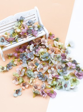 50pcs 2cm Multicolor Daisy Flower Head Mini Silk Artificial