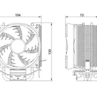 2310 2320 2400 适用 3470 2300 2500 cpu风扇散热器