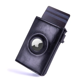 新款简约自动弹出式卡包零钱包一体多功能防盗刷防消磁多卡位卡夹