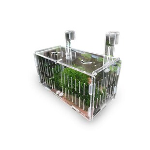 加厚亚克力隔离盒水晶虾繁育盒观赏鱼观赏虾鱼缸孵化盒繁殖盒