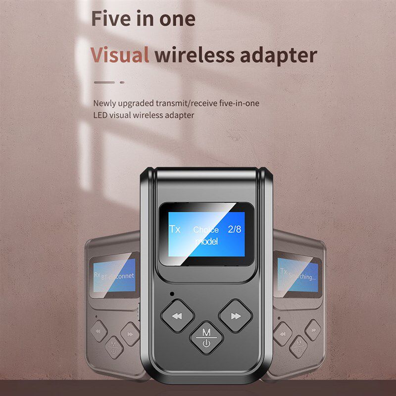 2 in 1 Bluetooth 5.0 Adapter Dongle for TV PC Headphone Car