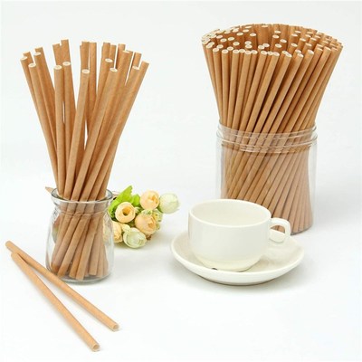 50pcs/set Disposable Paper Straws for Baby Shower Wedding P
