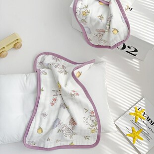 新生婴儿纱布拍嗝巾长款a类宝宝长方形竹棉吐奶垫巾拍嗝垫肩巾软