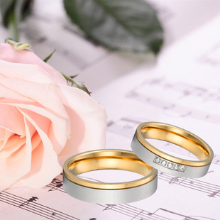 ring women couple 推荐 wedding men plated gold for promise