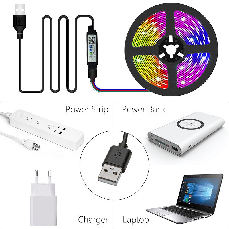 推荐5V USB WIFI Bluetooth 1M-30M 5050 