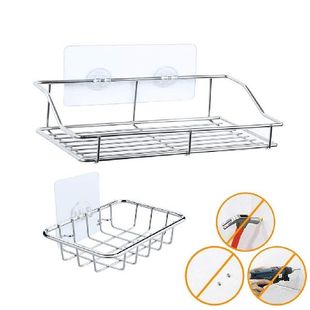 Bathroom Storage Caddy Holders Shelf Adhesive 极速Shower