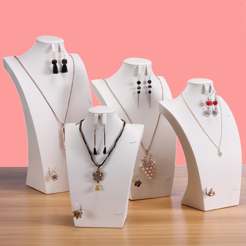 套装首饰架项链架子展示架珠宝展B示道具模特头人像项链架托收纳