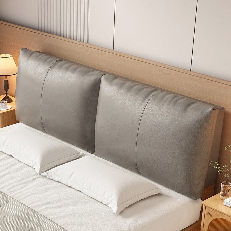床头软包大靠背免洗科技布侘寂风床上靠垫榻榻米无床头靠枕可拆洗,居家布艺,床头靠垫,淘宝优惠券,粉丝福利购,淘宝优惠卷