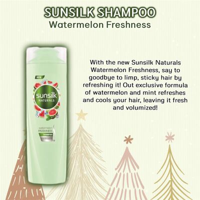 推荐Promo Sunsilk shampoo with 3 keratin plus hair treatment