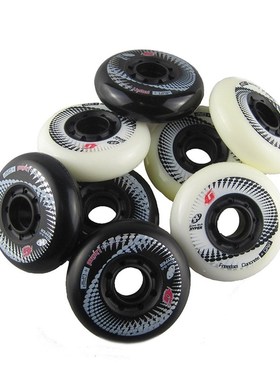 8 piece Original Hyper +G Concrete Inline Skate Wheels 84A 8