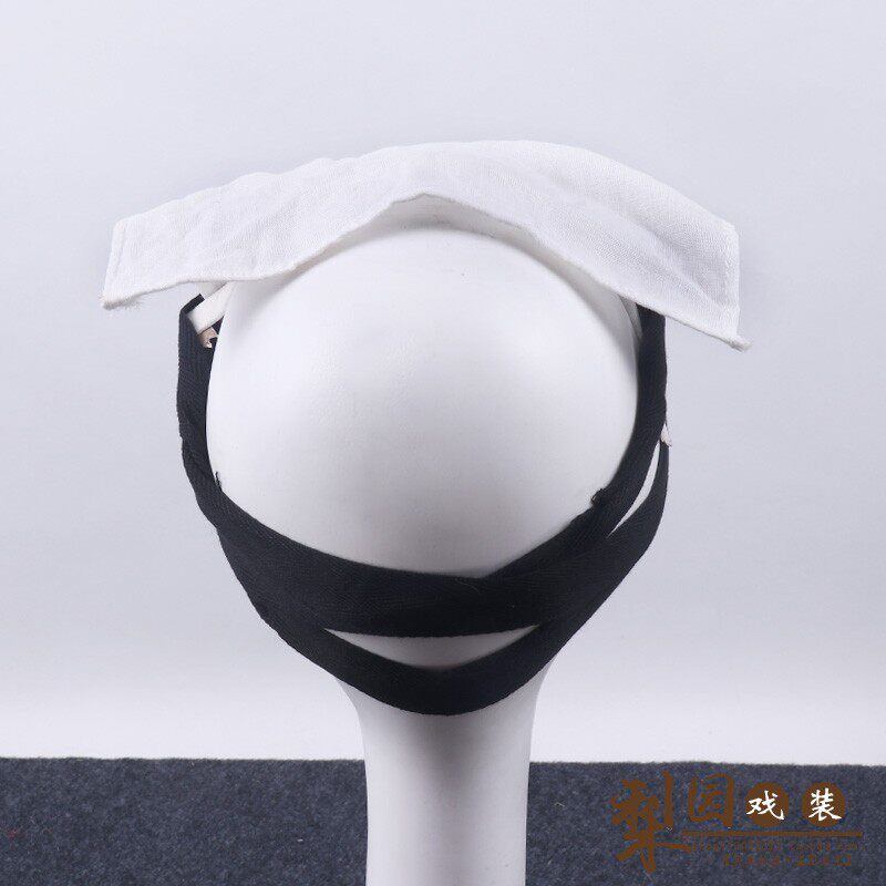 戏曲演出化妆包头布饰 青衣花旦小生花脸吊眉带子 勒W头带  提眉
