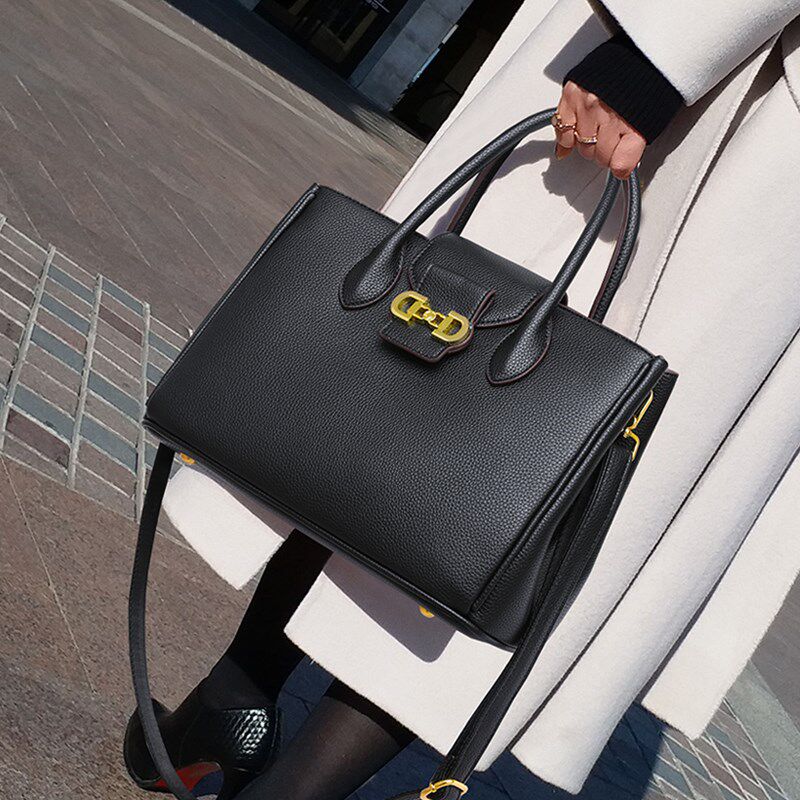 包包2025新款包包女秋冬黑色大包女大容量斜挎包高级感单肩手提包