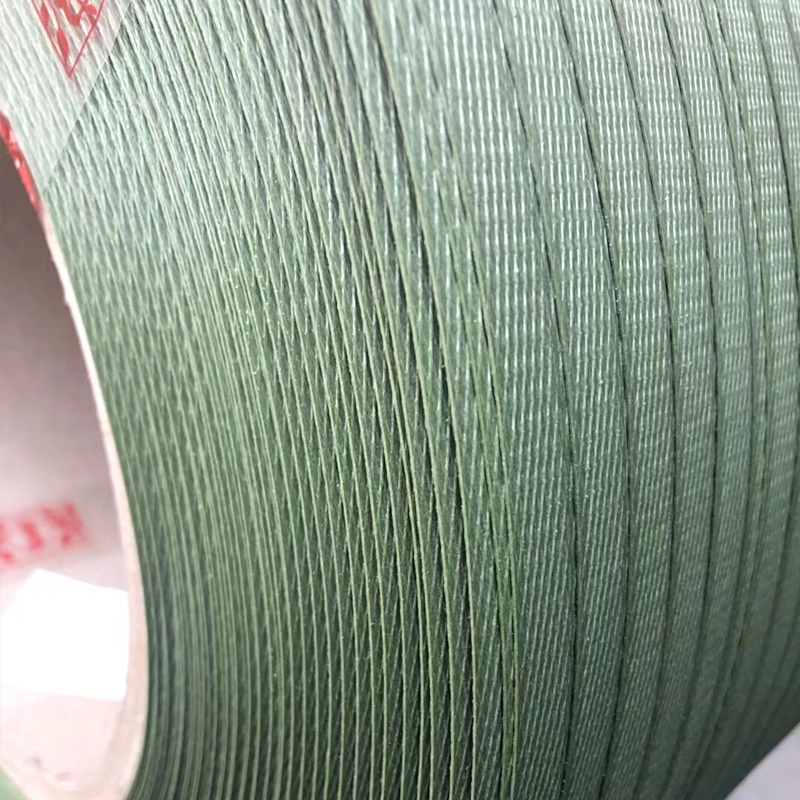 绿色草绿塑料打包带纸箱厂纸箱半B自动机用PP捆扎热熔打包带包装