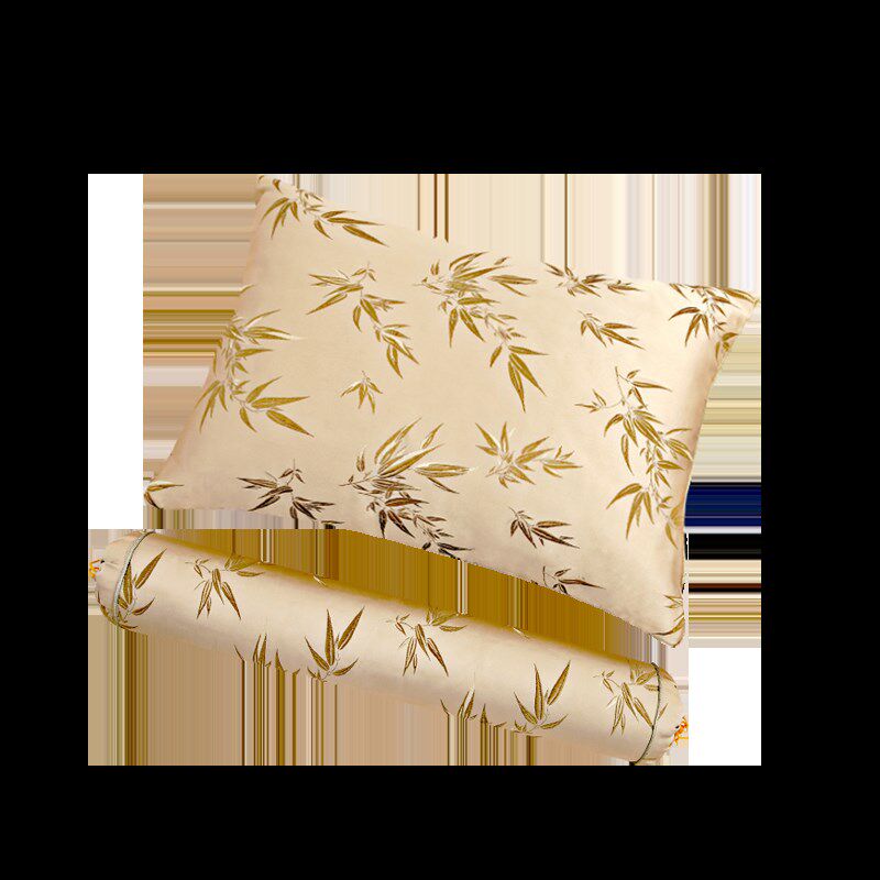 新野生柏c壳枕头侧柏叶柏籽枕芯护颈椎助睡眠大山侧柏壳枕头成人