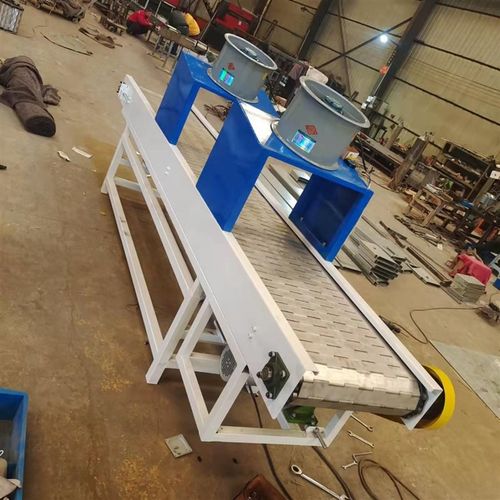 锻造件冷却链板传送带 镀锌链板输送机 烤漆工艺不锈钢链板输送机