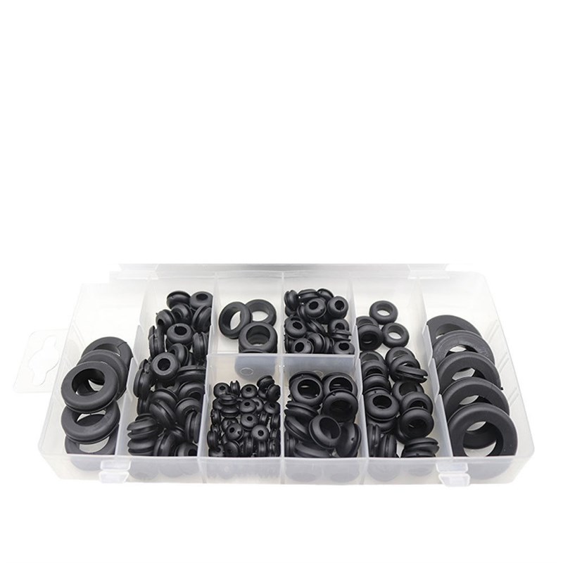 *180pcs Rubber Grommet Car Fuse Accessories 8 Popular Sizes