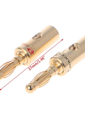 Durable 8 Pcs 4mm Brass Audio Speaker Wire Cable Screw Banan