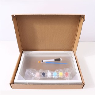 情侣手印相框diy亲子手掌印纪念全家掌印生日涂鸦彩色印油送男女