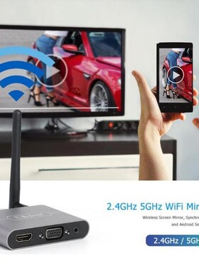 Mirascreen X6W Plus Wireless HDMI VGA HDTV Dongle Adapter M