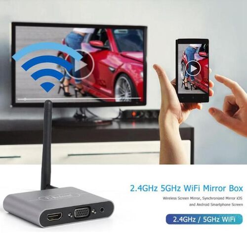 Mirascreen X6W Plus Wireless HDMI VGA HDTV Dongle Adapter M