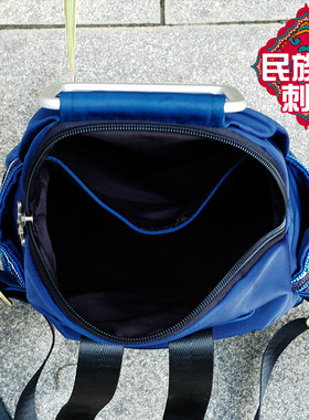 双肩包女新款绣花民族风百搭书包旅行防水尼龙包小背包女包包