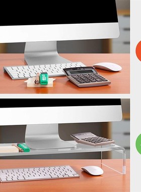 New Premium Acrylic Computer Monitor Stand Neck Protection M