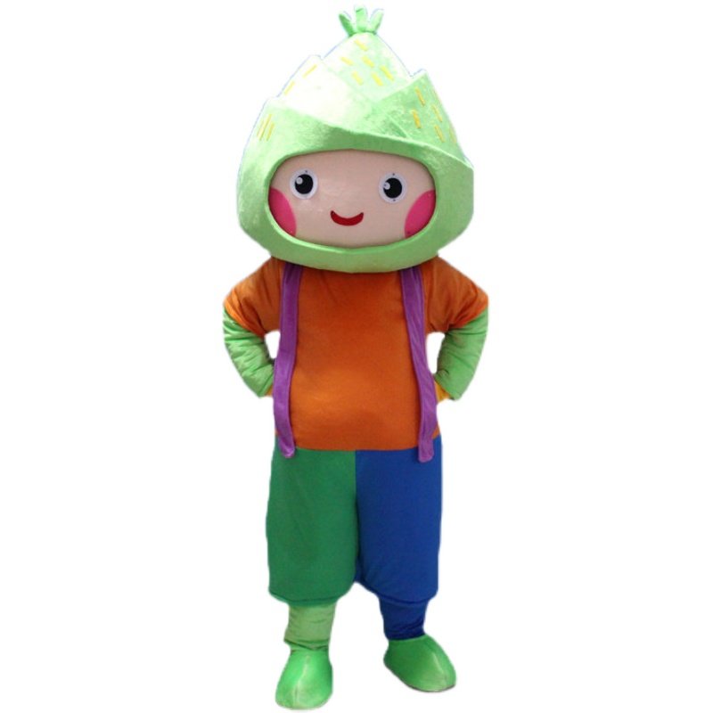 定做充气竹笋娃娃动漫广告人偶z服装卡通竹子头套真人装扮宣传道