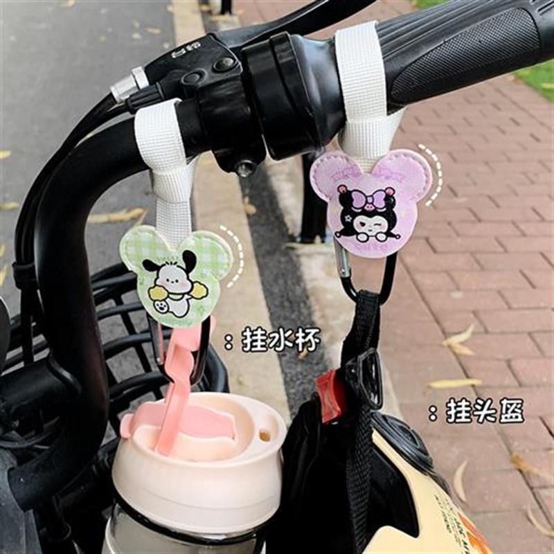 电动车挂钩免打孔强力单车挂钩摩托用前置多功能通用头盔挂物钩子