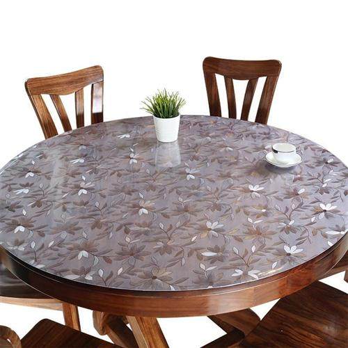 新款餐桌垫圆形桌面保护膜透明桌垫pvc软玻璃圆桌桌布磨砂饭店大,居家布艺,桌布,淘宝优惠券,粉丝福利购,淘宝优惠卷