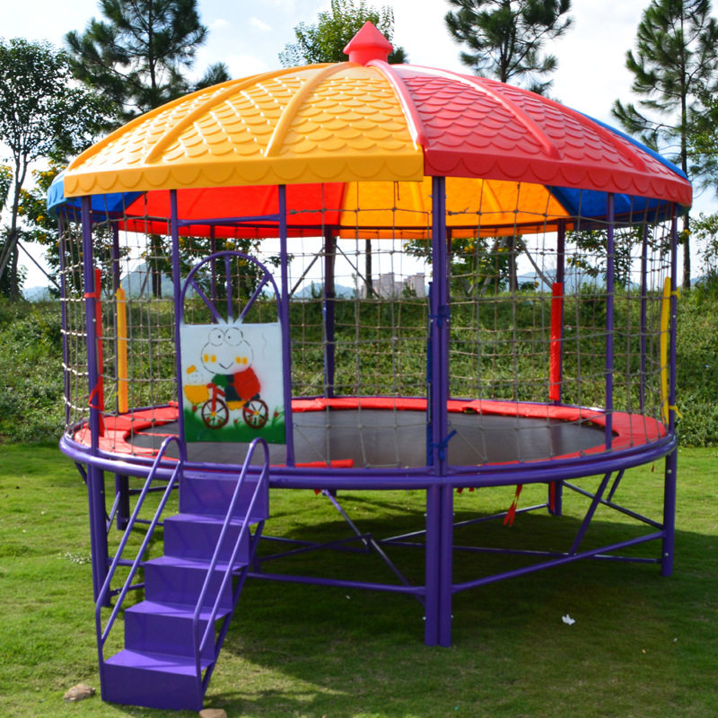 速发蹦床室外幼儿园大型蹦蹦床组合儿童户外游乐场设备广场小区跳