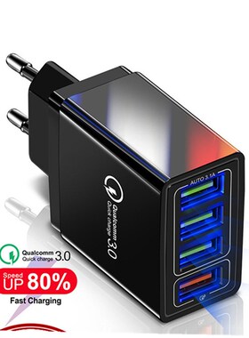 Quick Charge QC 3.0 USB EU Charger Universal Mobile Phone C