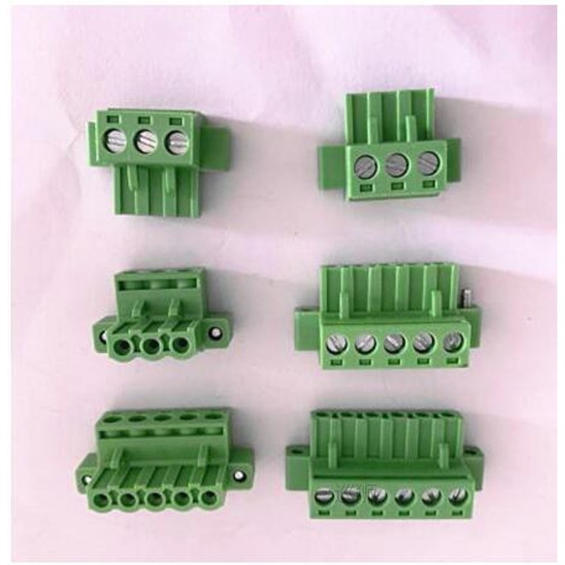 10pairs  Wall terminal 2EDGWB-5.08-2P - 10P, Screw PCB Termi
